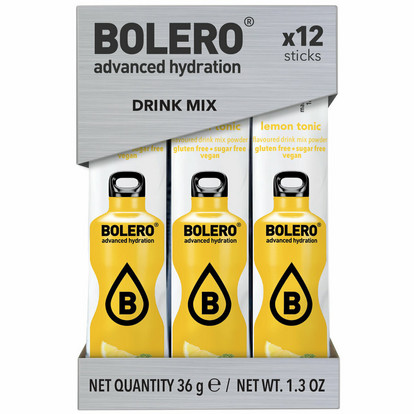 Bolero Sticks Sitruuna Tonic / Lemon Tonic | 12-Pack (12 x 3g)