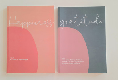 Gratitude & Happiness Journals 2kpl setti