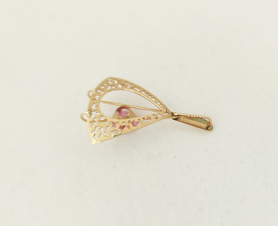 Turkukorut Aulin,  Riipus , 14k kultaa