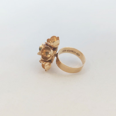 Liisa Vitali Kevät Sormus ,14k kultaa  -70