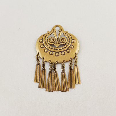 Kalevsla Jewelry, big 'Kuutar' Brooch, Bronze
