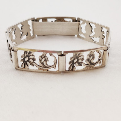Herman Wist ,Finnish vintage bracelet, Silver -44