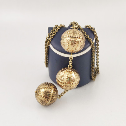 Kalevala Jewelry, ´Halikko , Filigran´- necklace, Bronze