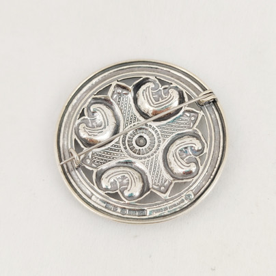Kalevala Koru, (iso) Räisälän Solki / Rintakoru, Hopeaa -98