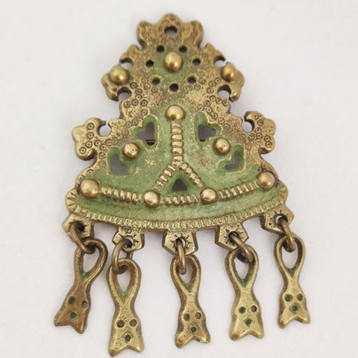 Kalevala Jewelry, (big) Karkku´s Brooch , Bronze