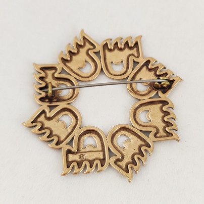 Kalevala Jewelry, ´Pohjola´ Brooch , Bronze