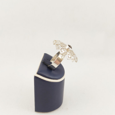 Kultasepät Salovaara ky, Turku, Finland. Ring with smoky quartz , Sterling -72