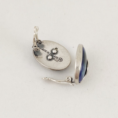 Kalevala Jewelry, ´Wave´-Clip earrings , Sterling