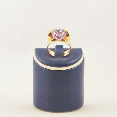 Elis Kauppi, Ring with lilac Stone , 14c gold -75