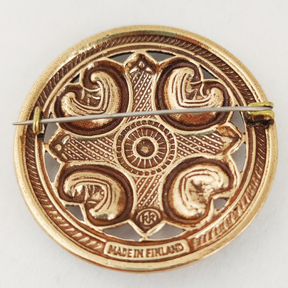 Kalevala Jewelry , Buckle -32 , ´Räisälä´ , Bronze
