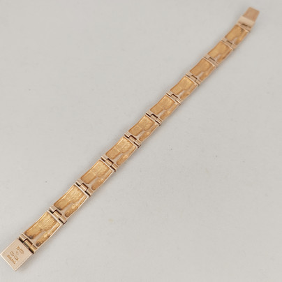 Lapponia jewelry/ Björn Weckström, ´Cascade´-Bracelet , 14c Gold -69