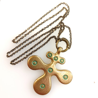 Kalevala Jewelry, Pendant-207, ´Tenhola´s necklace´, Bronze