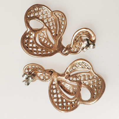 Jasmine Jewels, beautiful earrings , Bronze