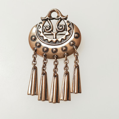 Kalevala Jewelry , ´Kuutar´Brooch , Bronze