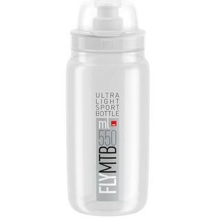 Elite Fly MTB Juomapullo 550ml, läpinäkyvä