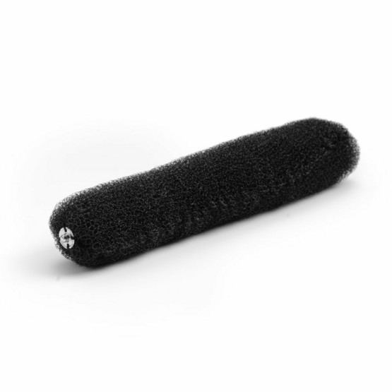 Kampausvalkki 18 cm Musta