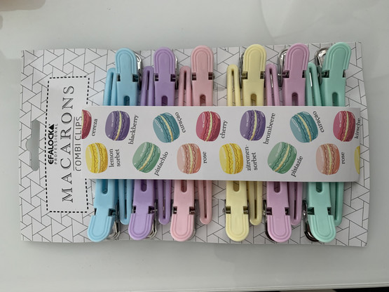 Combi Clips Macarons 12 kpl