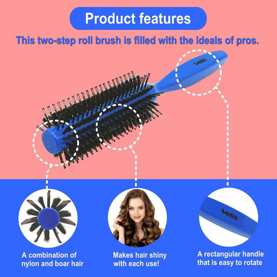 VeSS Roll Brush Blue