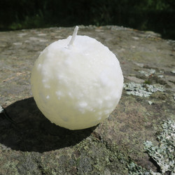 Kynttilä lumipallo 7x8cm
