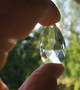 Kristallilasi pisara 6cm ikkunakristalli