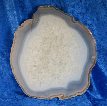 Akaattilevy iso 3,9kg  paksu siivu 27x29cm natural 61R