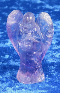 Ametisti 55mm violetti seisova kivienkeli pöytäkoristeeksi