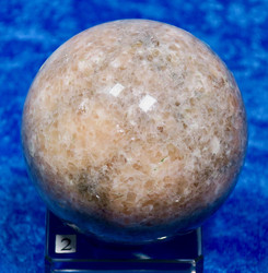 Kivipallo marmori 50mm oranssi-harmaa nro2