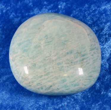 Amatsoniitti, Amazonite iso rumpuhiottu n.140g, n.55x55x3mm maasälpä