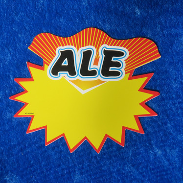 ALE-tarjouslappu pieni keltainen kartonkia 6x8cm 10 kpl/pss
