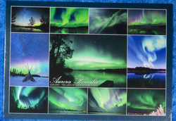 Postikortti revontulet 11 kuvaa Aurora Borealis Lapland NorthernLights