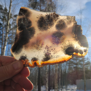 Dendriittiakaatti siivu UPEA! 193g 155x130x5mm nro Hi77s katso video