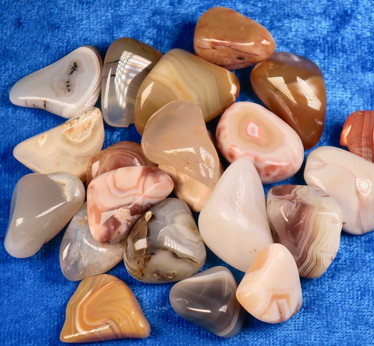 Akaatti rumpuhiottu 5-10g Brasilia