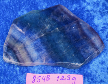 Fluoriitti siivu 123g 95x75x8mm 8s4b