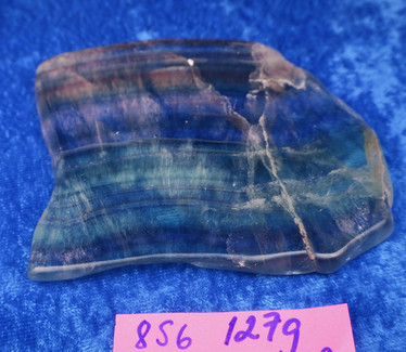 Fluoriittti siivu 127g 85x73x8mm 8s6