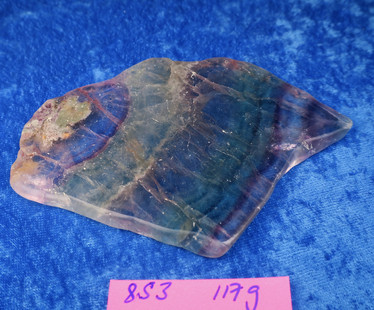 Fluoriitti siivu 117g 114x84x7mm 8s3