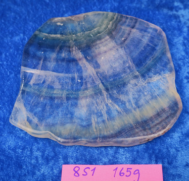 Fluoriitti siivu 93x92x7mm 165g 8s1
