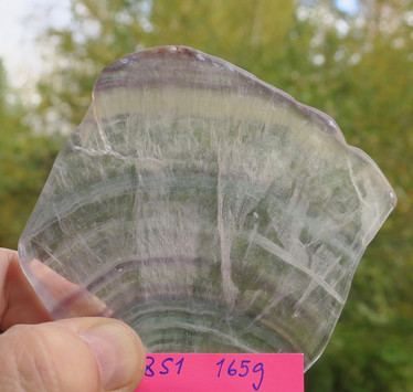 Fluoriitti siivu 93x92x7mm 165g 8s1