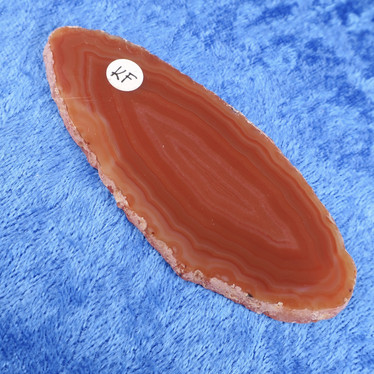 Akaattilevy  karneoli 85x35mm oranssi siivu KF