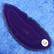 Akaattilevy violetti 70x30mm siivu LF