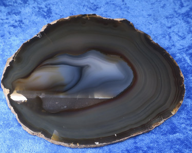 Akaattilevy 167g 130x115x5mm ruskea Brasilia  jj2