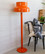 Oranssi Bumling lattiavalaisin, design Anders Pehrson