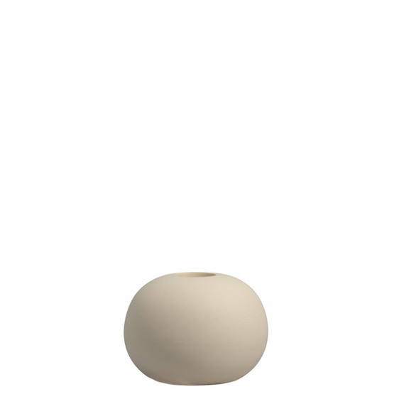 BOSEBO beige pallo kynttilänjalka