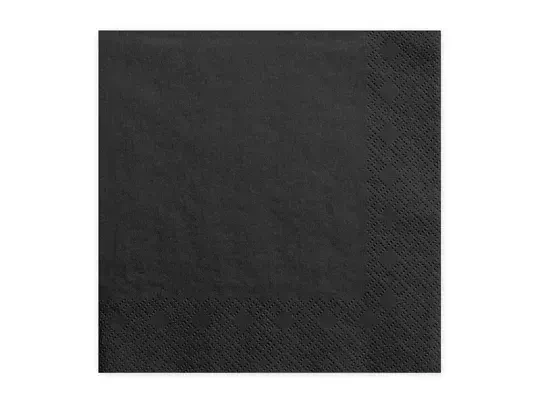 Lautasliina musta 20kpl 33 x 33 cm
