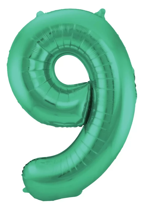 Numeropallo vihreä 86cm - numerot 0-9