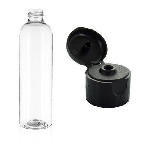 250 ml PET-muovipullo Flip-korkilla