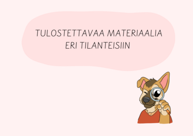 Tulostettavaa materiaalia varhaiskasvatukseen ja varhaiskasvatusikäisille