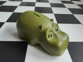 Iso vihreä Hippo säästölipas