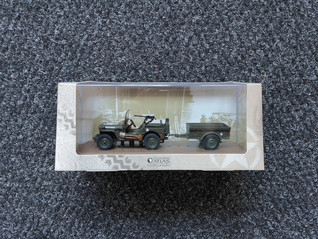 Editions Atlas Jeep pienoismalli