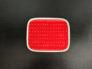 Marimekko Muija punainen lautanen