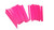Spoke wraps pinnasuojat, neon pinkki